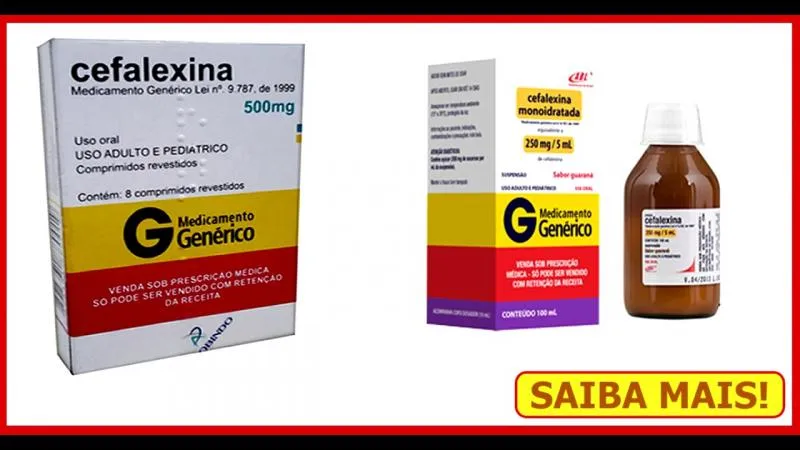 Medicamento cefalexina monoidratada